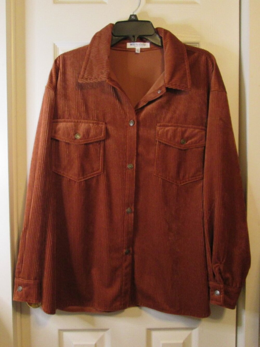 Workshop Women's Faux Corduroy Jacket Size XL